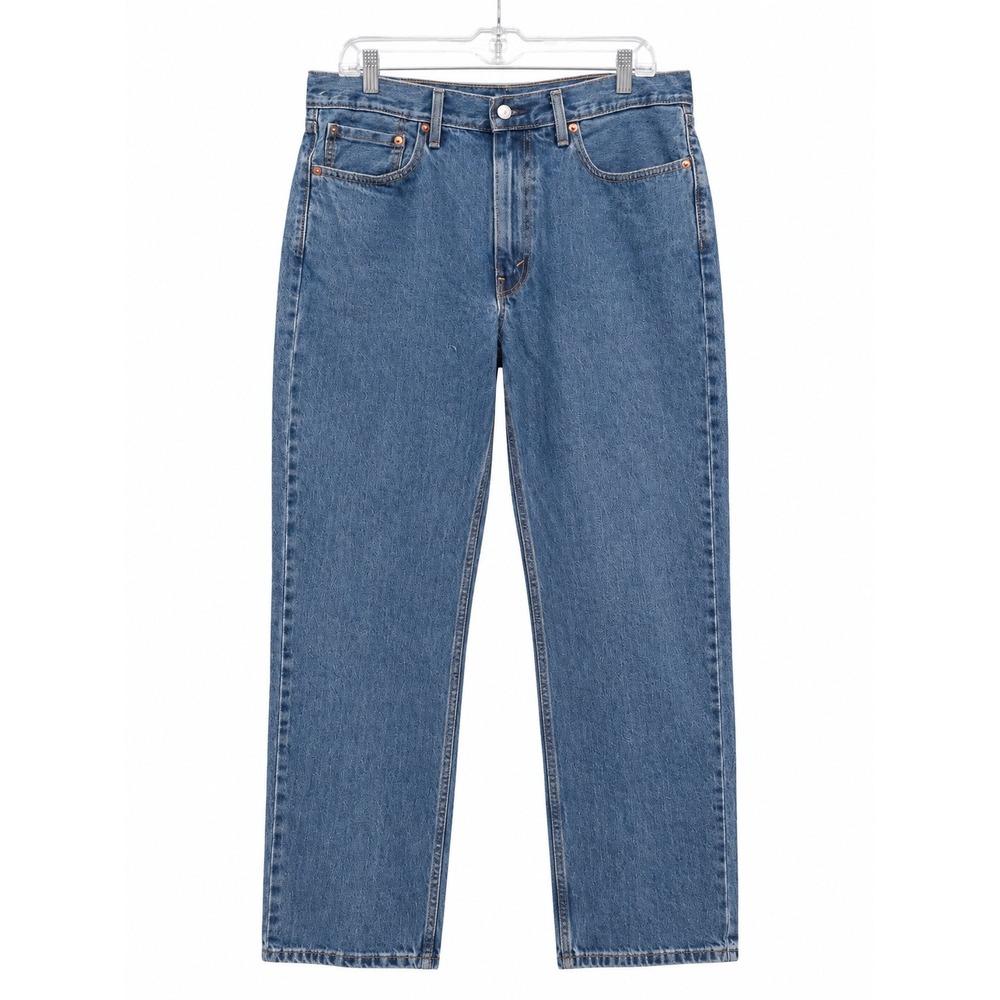 Levis 550 Relaxed Fit Jeans Mens 36x30 Medium Wash Blue Denim Cotton Tapered Leg